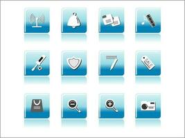 web mail icons set can be used for websites, web applications. email applications or server Icons vector