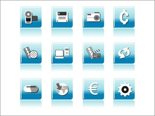web mail icons set can be used for websites, web applications. email applications or server Icons