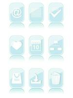 web mail icons set can be used for websites, web applications. email applications or server Icons vector