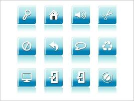 web mail icons set can be used for websites, web applications. email applications or server Icons vector