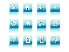 web mail icons set can be used for websites, web applications. email applications or server Icons vector