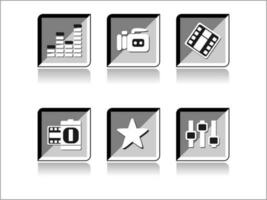 web mail icons set can be used for websites, web applications. email applications or server Icons vector