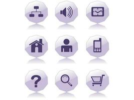 web mail icons set can be used for websites, web applications. email applications or server Icons vector