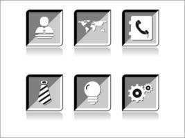 web mail icons set can be used for websites, web applications. email applications or server Icons vector