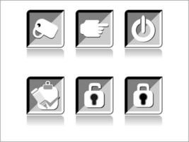 web mail icons set can be used for websites, web applications. email applications or server Icons vector