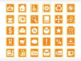 web mail icons set can be used for websites, web applications. email applications or server Icons vector