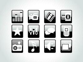 web mail icons set can be used for websites, web applications. email applications or server Icons vector