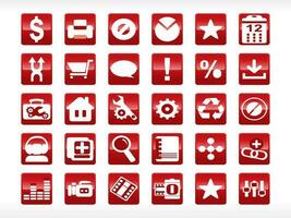 web mail icons set can be used for websites, web applications. email applications or server Icons vector