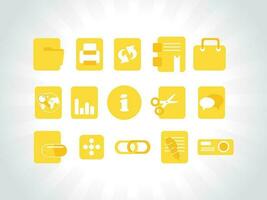 web mail icons set can be used for websites, web applications. email applications or server Icons vector