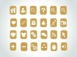 web mail icons set can be used for websites, web applications. email applications or server Icons vector