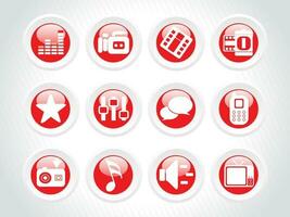 web mail icons set can be used for websites, web applications. email applications or server Icons vector