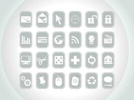 web mail icons set can be used for websites, web applications. email applications or server Icons vector