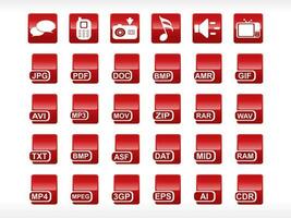 web mail icons set can be used for websites, web applications. email applications or server Icons vector