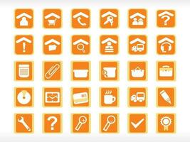 web mail icons set can be used for websites, web applications. email applications or server Icons vector