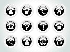 web mail icons set can be used for websites, web applications. email applications or server Icons vector