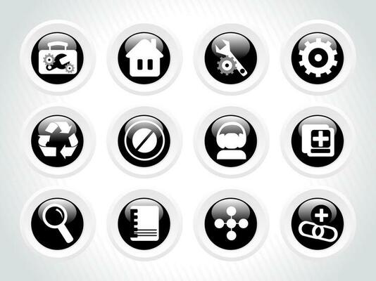 web mail icons set can be used for websites, web applications. email applications or server Icons
