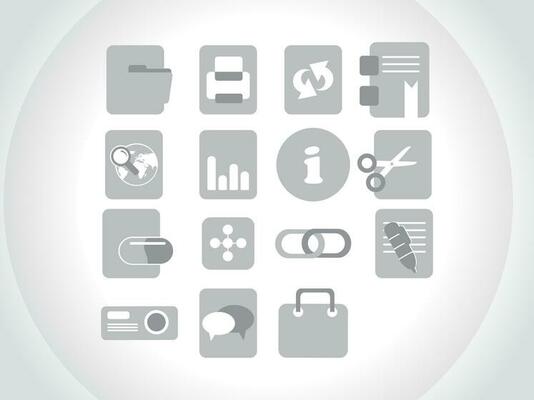 web mail icons set can be used for websites, web applications. email applications or server Icons