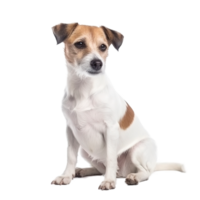 dog isolated on transparent background, generate ai png