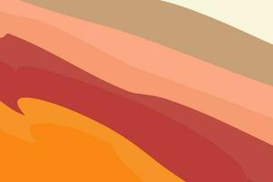 Abstract background texture of wave lines in trendy autumn cozy shades. Autumn season. Vector. EPS vector