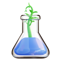 3d ilustración de planta análisis png