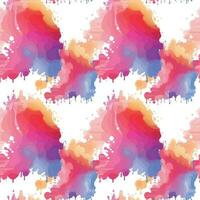 Abstract splash watercolor seamless pattern. vector