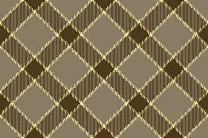 Plaid seamless texture of pattern textile fabric with a background vector tartan check.