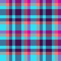 Check plaid background of seamless tartan pattern with a textile fabric texture vector. vector