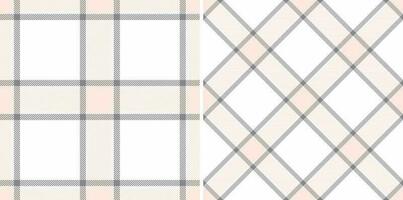 Background check texture of pattern fabric plaid with a tartan textile vector seamless.