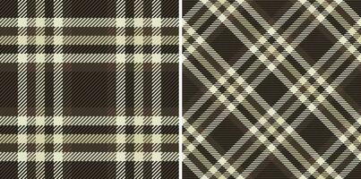 Check tartan texture of background plaid textile with a fabric vector seamless pattern.