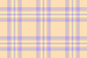 Plaid seamless pattern of check fabric background with a texture vector tartan textile.