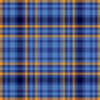 Tartan textile pattern of fabric texture plaid with a seamless check background vector. vector