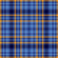 Tartan textile pattern of fabric texture plaid with a seamless check background vector. vector