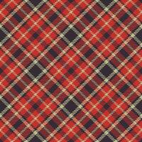 Seamless pattern of scottish tartan plaid. Repeatable background with check fabric texture. Vector backdrop striped textile print.