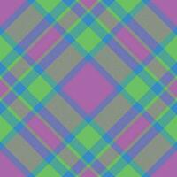 Plaid pattern vector. Check fabric texture. Seamless textile design for clothes, paper print. vector