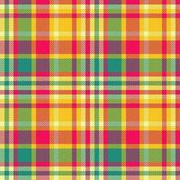Textile tartan vector of seamless check texture with a plaid fabric pattern background.