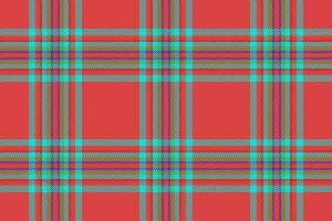 Seamless tartan plaid of fabric check vector with a pattern texture textile background.