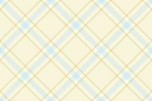 Texture fabric seamless of check textile tartan with a background pattern plaid vector. vector