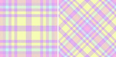 Pattern fabric plaid of texture textile tartan with a check seamless vector background.