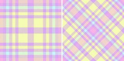 Pattern fabric plaid of texture textile tartan with a check seamless vector background.