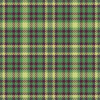Textile tartan plaid of check pattern vector with a texture fabric background seamless.