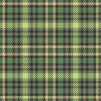 Textile tartan plaid of check pattern vector with a texture fabric background seamless.