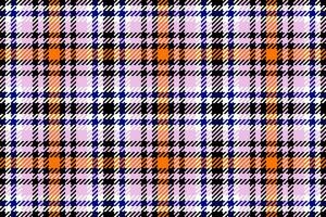 Seamless plaid texture of pattern background tartan with a check fabric vector textile.