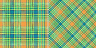Textile pattern check of background texture fabric with a seamless plaid tartan vector. vector