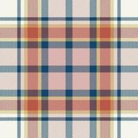 Plaid check pattern. Seamless fabric texture. Tartan textile print. vector