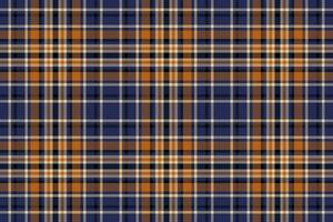Plaid textile fabric of background tartan texture with a pattern vector seamless check.