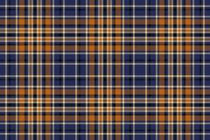 Plaid textile fabric of background tartan texture with a pattern vector seamless check.