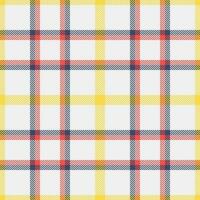 Plaid textile background of seamless check fabric with a texture tartan vector pattern.