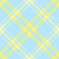 Plaid pattern vector. Check fabric texture. Seamless textile design for clothes, paper print. vector