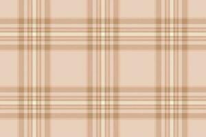 Check seamless background of texture textile fabric with a tartan pattern plaid vector. vector