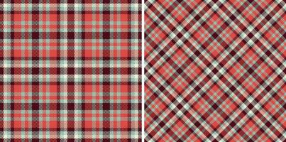 Textile texture tartan of seamless plaid vector with a check pattern background fabric.